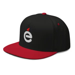 Euphoric Life OG Snapback in Black/Red/White colorway.