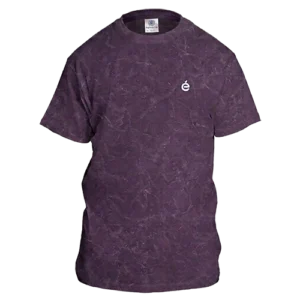 Euphoric Life OG Mineral T-shirt in purple with stonewash mineral pattern.